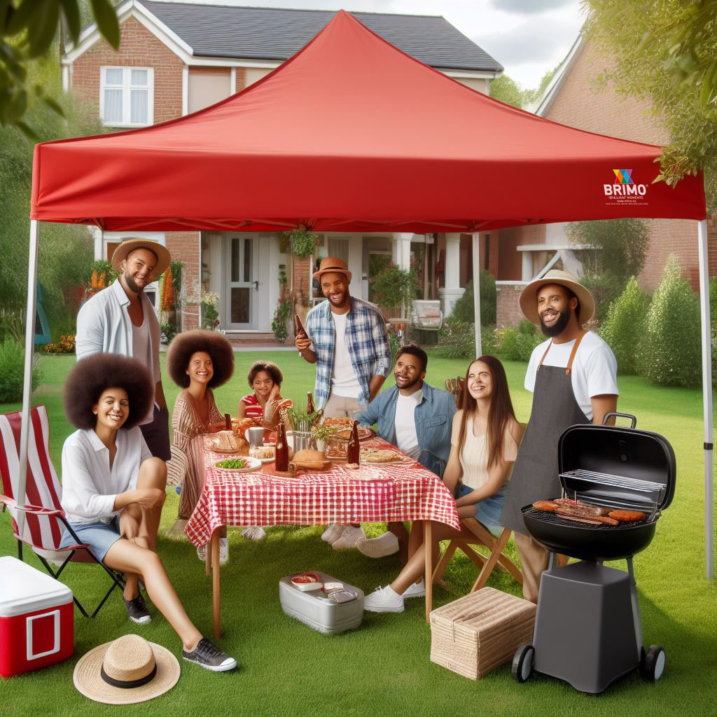 Tente pliante pour terrasses